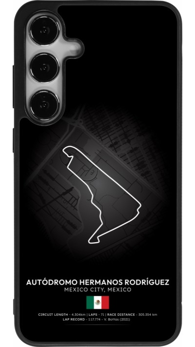 Samsung Galaxy S25+ Case Hülle - Silikon schwarz F1 Track 2025 Mexico