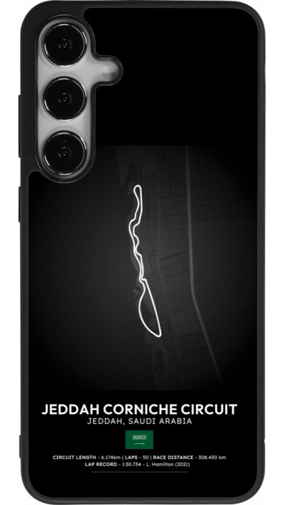 Samsung Galaxy S25+ Case Hülle - Silikon schwarz F1 Track 2025 Saudi Arabia