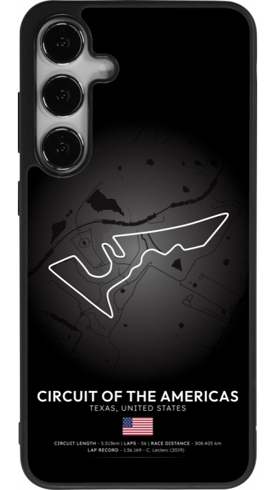 Samsung Galaxy S25+ Case Hülle - Silikon schwarz F1 Track 2025 United States