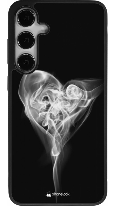 Samsung Galaxy S25+ Case Hülle - Silikon schwarz Valentine 2022 Black Smoke