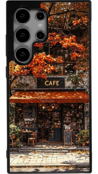 Coque Samsung Galaxy S25 Ultra - Silicone rigide noir Autumn 25 Coffee shop