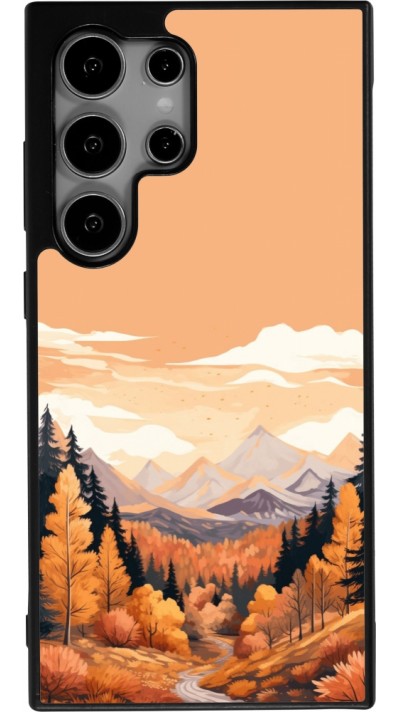 Coque Samsung Galaxy S25 Ultra - Silicone rigide noir Autumn 25 Mountains