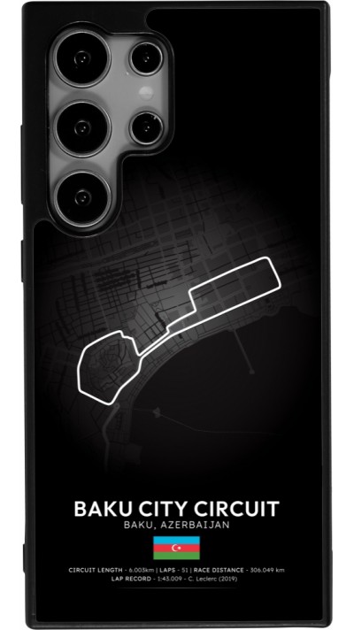 Samsung Galaxy S25 Ultra Case Hülle - Silikon schwarz F1 Track 2025 Azerbaijan