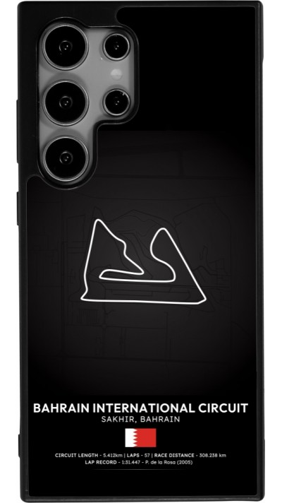 Samsung Galaxy S25 Ultra Case Hülle - Silikon schwarz F1 Track 2025 Bahrain