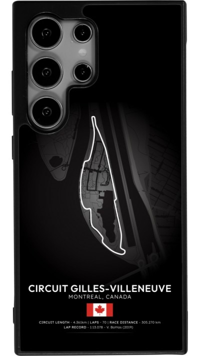 Samsung Galaxy S25 Ultra Case Hülle - Silikon schwarz F1 Track 2025 Canada