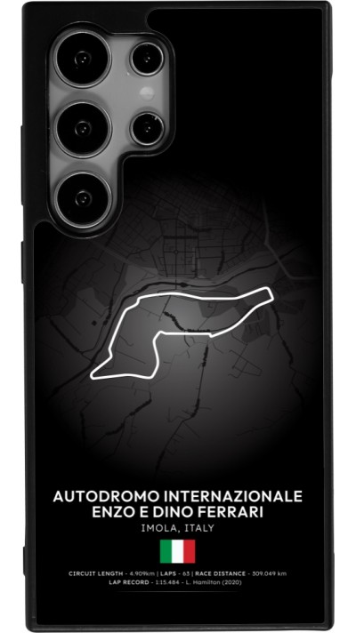 Samsung Galaxy S25 Ultra Case Hülle - Silikon schwarz F1 Track 2025 Emilia-Rogmana
