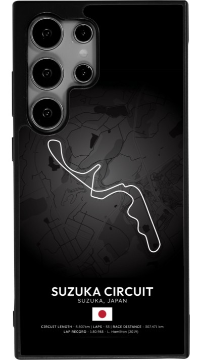 Samsung Galaxy S25 Ultra Case Hülle - Silikon schwarz F1 Track 2025 Japan