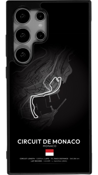 Samsung Galaxy S25 Ultra Case Hülle - Silikon schwarz F1 Track 2025 Monaco