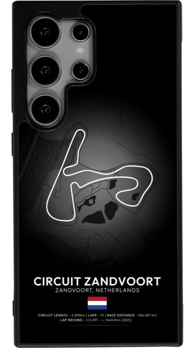 Samsung Galaxy S25 Ultra Case Hülle - Silikon schwarz F1 Track 2025 Netherlands