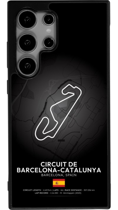 Samsung Galaxy S25 Ultra Case Hülle - Silikon schwarz F1 Track 2025 Spain