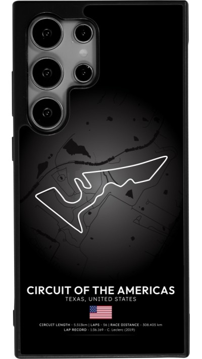 Samsung Galaxy S25 Ultra Case Hülle - Silikon schwarz F1 Track 2025 United States
