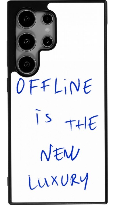 Coque Samsung Galaxy S25 Ultra - Silicone rigide noir Offline is the new luxury
