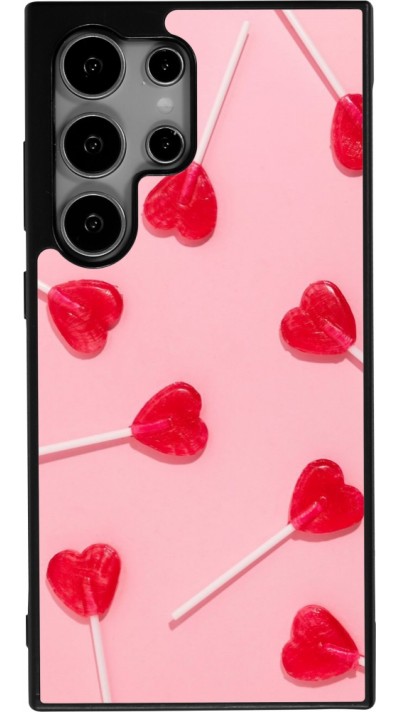Coque Samsung Galaxy S25 Ultra - Silicone rigide noir Saint Valentines Day 26 Lollipop