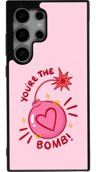 Coque Samsung Galaxy S25 Ultra - Silicone rigide noir Saint Valentines Day 26 You are the bomb