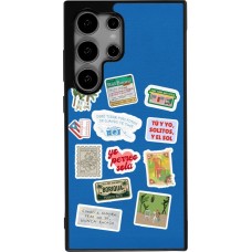 Samsung Galaxy S25 Ultra Case Hülle - Silikon schwarz Seals of the Dominican Republic DTMF