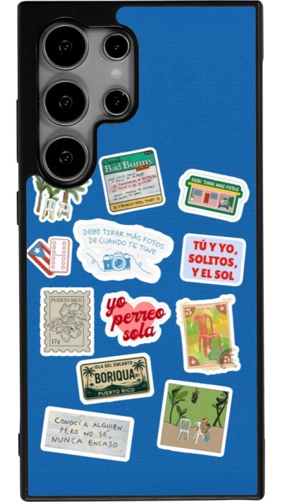 Samsung Galaxy S25 Ultra Case Hülle - Silikon schwarz Seals of the Dominican Republic DTMF