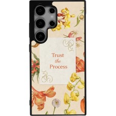 Samsung Galaxy S25 Ultra Case Hülle - Silikon schwarz Trust the process Spring 2026