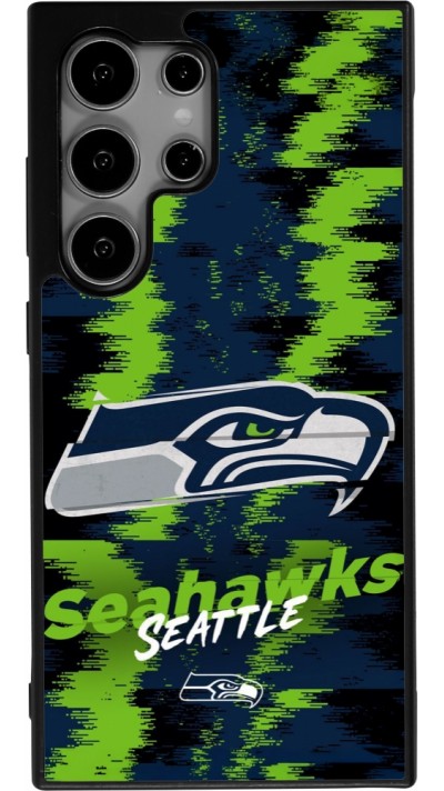 Coque Samsung Galaxy S25 Ultra - Silicone rigide noir Super Bowl 26 Seattle 2
