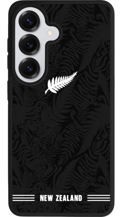 Coque Samsung Galaxy S26 - Silicone rigide noir Maillot de football Nouvelle-Zélande 2026 personnalisable