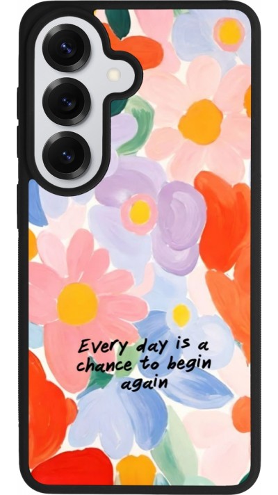 Coque Samsung Galaxy S26 - Silicone rigide noir Every day is a chance Spring 2026