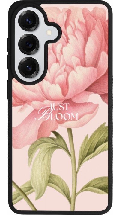 Coque Samsung Galaxy S26 - Silicone rigide noir Just Bloom Spring 2026