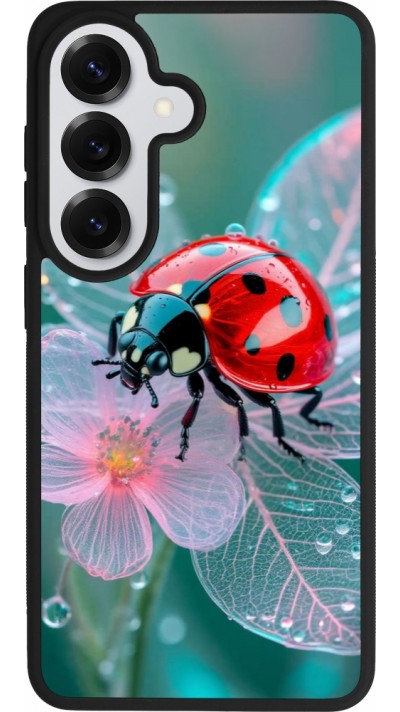 Coque Samsung Galaxy S26 - Silicone rigide noir Ladybird in bloom Spring 2026