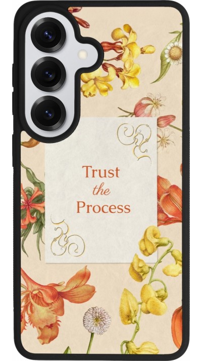 Coque Samsung Galaxy S26 - Silicone rigide noir Trust the process Spring 2026