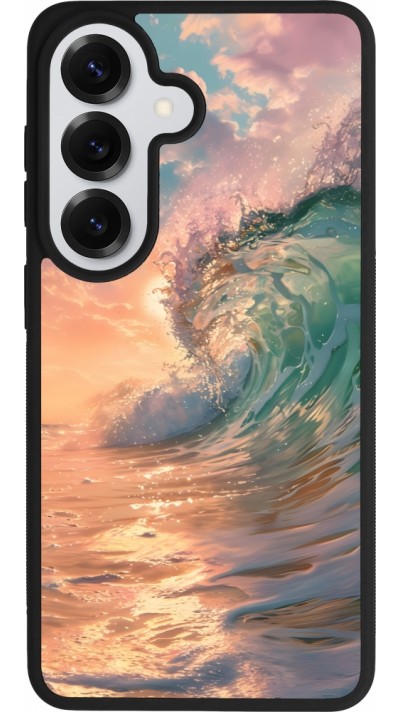 Samsung Galaxy S26 Case Hülle - Silikon schwarz Wave Sunset