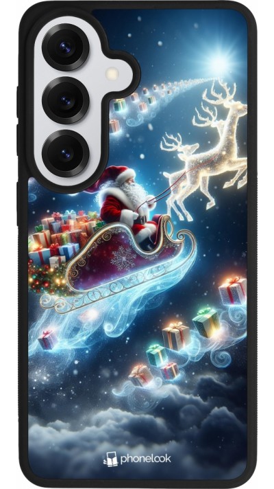 Samsung Galaxy S26 Case Hülle - Silikon schwarz Weihnachten 2023 Verzauberter Weihnachtsmann
