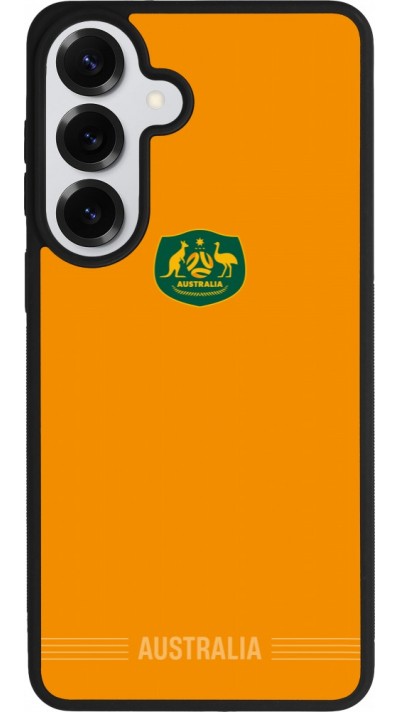 Coque Samsung Galaxy S26+ - Silicone rigide noir Maillot de football Australie 2026 personnalisable