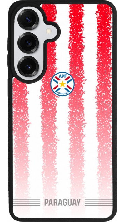 Coque Samsung Galaxy S26+ - Silicone rigide noir Maillot de football Paraguay 2026 personnalisable