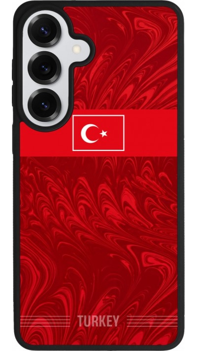 Coque Samsung Galaxy S26+ - Silicone rigide noir Maillot de football Turquie 2026 personnalisable