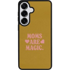 Coque Samsung Galaxy S26+ - Silicone rigide noir Mom 2026 Are Magic