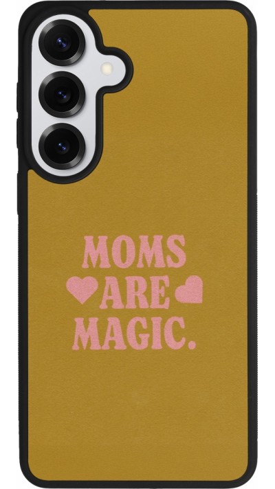 Coque Samsung Galaxy S26+ - Silicone rigide noir Mom 2026 Are Magic