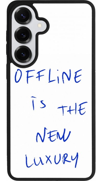 Coque Samsung Galaxy S26+ - Silicone rigide noir Offline is the new luxury