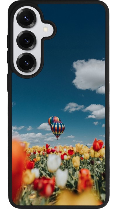 Coque Samsung Galaxy S26+ - Silicone rigide noir Hot air balloon Spring 2026