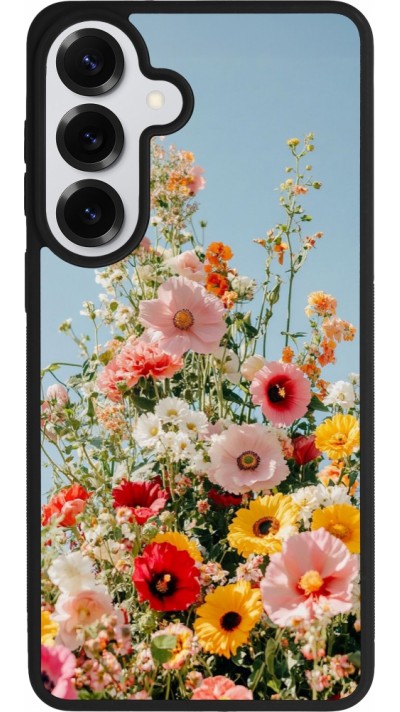 Coque Samsung Galaxy S26+ - Silicone rigide noir Spring flowers Spring 2026