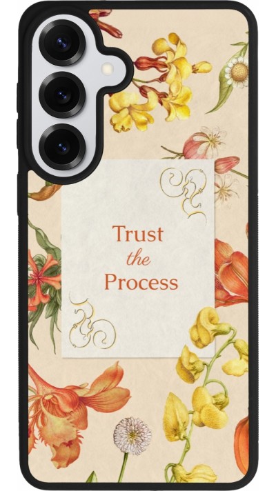 Coque Samsung Galaxy S26+ - Silicone rigide noir Trust the process Spring 2026