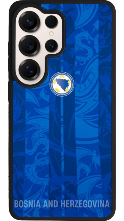 Coque Samsung Galaxy S26 Ultra - Silicone rigide noir Maillot de football Bosnie-Herzégovine 2026 personnalisable