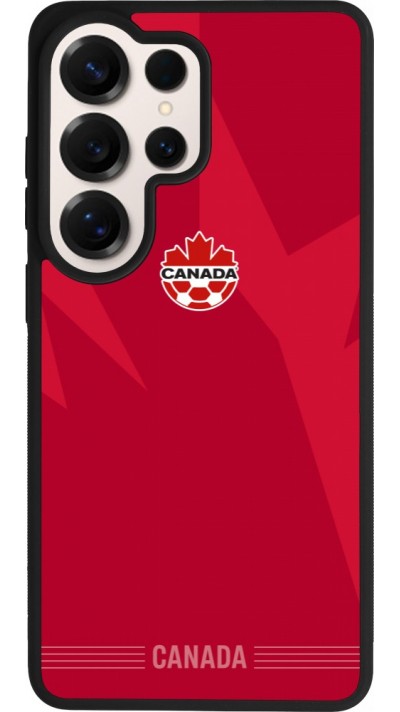 Coque Samsung Galaxy S26 Ultra - Silicone rigide noir Maillot de football Canada 2026 personnalisable