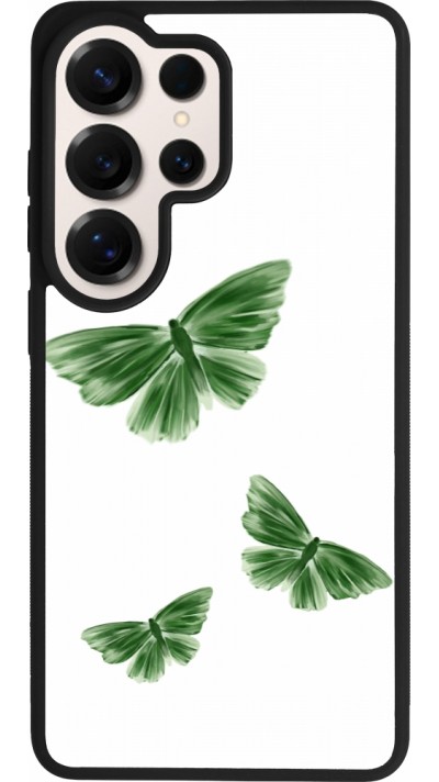 Samsung Galaxy S26 Ultra Case Hülle - Silikon schwarz Butterflies Spring 2026