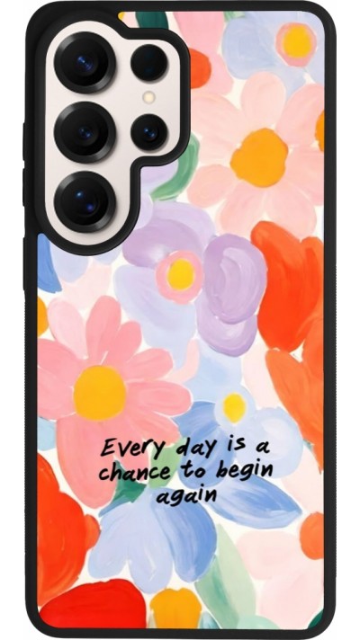Samsung Galaxy S26 Ultra Case Hülle - Silikon schwarz Every day is a chance Spring 2026