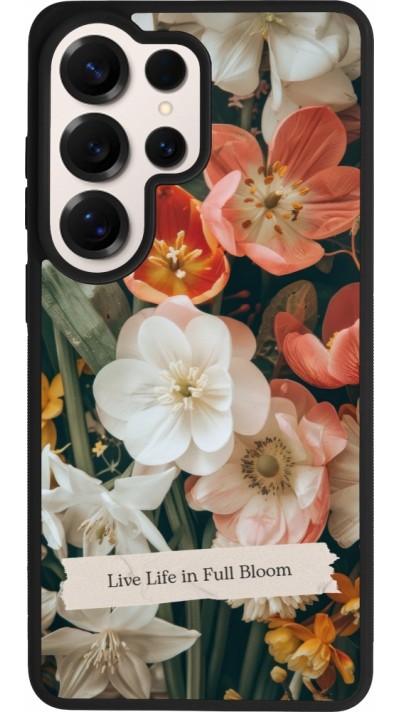 Samsung Galaxy S26 Ultra Case Hülle - Silikon schwarz Full Bloom Spring 2026