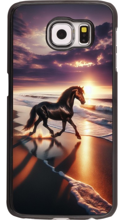 Coque Samsung Galaxy S6 - Cheval majestueux plage