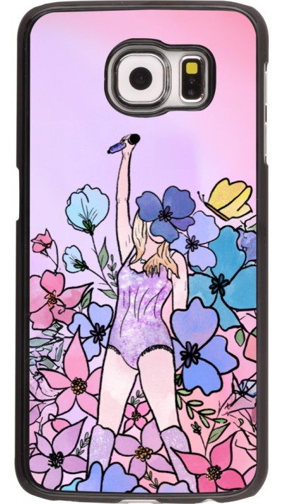 Coque Samsung Galaxy S6 - Taylor Swift Sketch - Pink