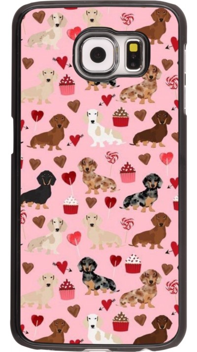 Coque Samsung Galaxy S6 - Valentine 2024 puppy love