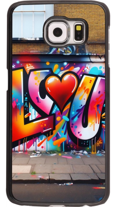 Coque Samsung Galaxy S6 - Valentine 2025 Love U Tag