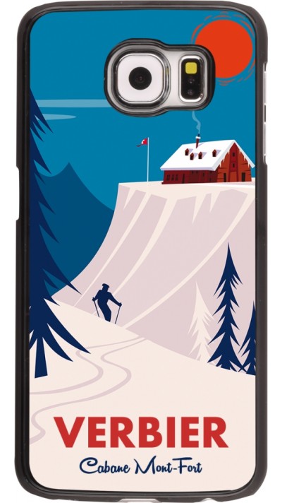 Coque Samsung Galaxy S6 - Verbier Cabane Mont-Fort