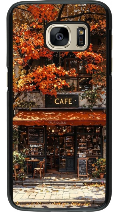 Samsung Galaxy S7 Case Hülle - Autumn 25 Coffee shop