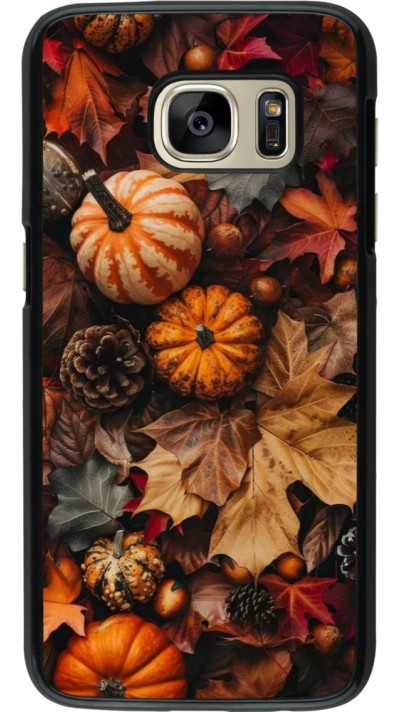 Samsung Galaxy S7 Case Hülle - Autumn 25 Pumpkin